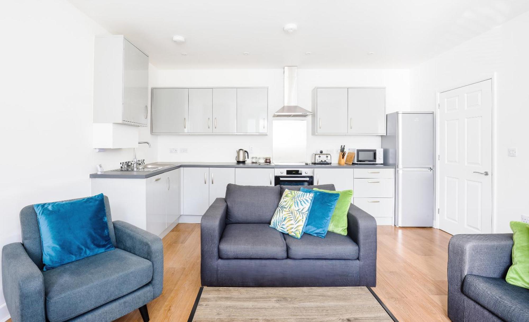 Modern, City Living Apartments- Private Parking Оксфорд Номер фото